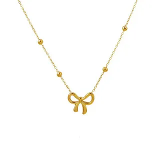 VINTLOOK สร้อยคอจี้โบว์กลวงแฟชั่นแมทช์ง่ายสำหรับผู้หญิงการออกแบบเฉพาะกลุ่มที่เรียบง่ายหรูหราหรูหราระดับไฮเอนด์เครื่องประดับโซ่กระดูกไหปลาร้า