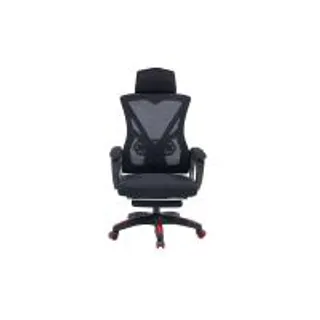 U-RO DECOR THUNDER (ธันเดอร์) เก้าอี้เกมส์ปรับนอนได้และมีที่รองขา สีดำ/แดง (MKP1907195)
