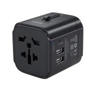 หัวแปลงปลั๊กไฟ AUKEY Minima Travel Mate Universal Adapter (PA-TA01) Black (608119194995)