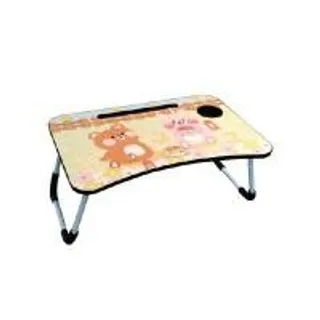 C TOUCH POINTS โต๊ะแล็ปท็อป พับได้ 40X60CM ลายการ์ตูน หมี-กระต่าย ขนาด 40x60x27ซม. (A015913)