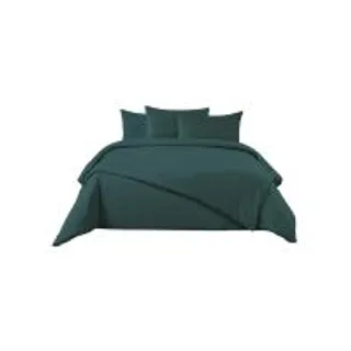 STUDIO ONE ชุดผ้าปูที่นอน พร้อมผ้านวม ทวินไซส์ ขนาด 3.5 ฟุต 4 ชิ้น รุ่น Lannah Solid สี Brush Green (MKP1806024)