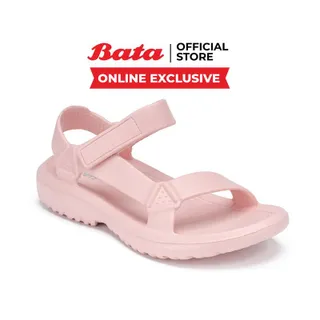 Online Exclusive Bata บาจา FLOATZ รองเท้าลำลองรัดส้น สำหรับผู้หญิง รุ่น LIKA L สีชมพู 6105177 สีขาว 6101177