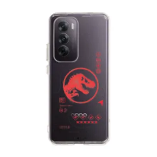 Oppo Reno 12 Clear Case Jurassic Red Map (88528795107068852879000054)