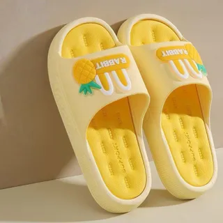 BEDDA MONKEY  รองเท้าผู้หญิงนักเรียนการ์ตูนน่ารักอเนกประสงค์จำเป็นสำหรับการเดินทางใช้ได้ทั้งภายนอกและภายในห้องน้ำสวมใส่นุ่มทนทานวัสดุรองเท้าแตะ