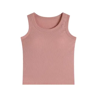 เสื้อกล้ามมีบราในตัว เสื้อกล้ามลำลอง เบสิก สีพื้นเปิดไหล่ สำหรับสตรี นุ่มและใส่สบาย