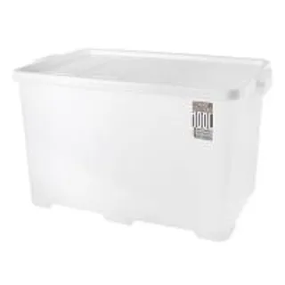 กล่องเก็บของ มีล้อ ฝาล็อค STACKO 72.9x47.3x42.8 ซม. สีขาว (1156107)