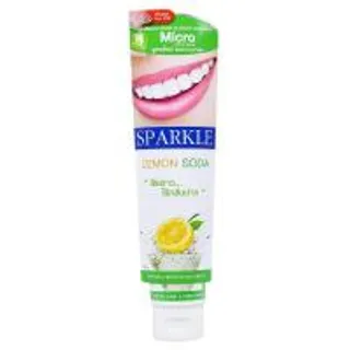 สปาร์คเคิลไวท์ยาสีฟันไวท์เลมอนโซดาหลอดบีบ 100กรัม Sparkle White Lemon Soda Toothpaste Tube 100g. (8858690005780)