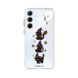 Samsung Galaxy A55 Clear Case Witch Cat (88528799678218852879311648)