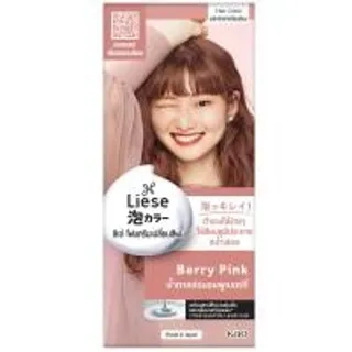 ลิเซ่โฟมเปลี่ยนสีผมเบอร์รี่พิงค์ Liese Berry Pink Hair Color Foam (8851818091535)
