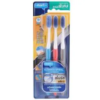 สมาร์ทเตอร์แปรงสีฟันอัลติเมทสไปรัลแพค 3 Smarter Ultimate Spiral Toothbrush Pack 3 (8853474072590)