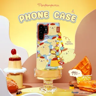 [For iPhone MS & Samsung Pompompurin] Pompompurin Collection เคสสำหรับไอโฟน และS23 S24 S25 S26 Ultra แถมฟรีสายห้อยเคส