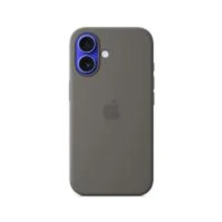 Apple iPhone 16 Silicone Case with MagSafe - Stone Gray (195949884979)