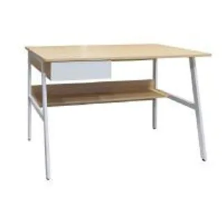 FURRADEC โต๊ะทำงานพร้อมลิ้นชัก รุ่น Saki-120 สีไวท์โอ๊ค (A020164)