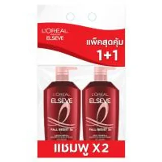 เอลแซฟแชมพูฟอลรีซิสท์ 400มล. แพค 2 Elseve Fall Resist Bonus Pack Shampoo 400ml. Pack 2 (8850434286806)