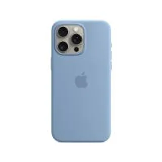 Apple iPhone 15 Pro Max Silicone Case with MagSafe - Winter Blue (194253940210)