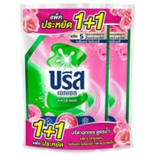 บรีสเอกเซลผลิตภัณฑ์ซักผ้าชนิดน้ำสูตรเข้มข้นฟลอรัลสีชมพู 1250มล. แพคคู่ Breeze Excel Concentrated Liquid Detergent Floral Pink 1250ml. TwinPack (8851932444811)
