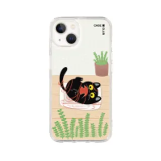 iPhone 13 Clear Case Homie Black Cat (88528791047838852879513684)