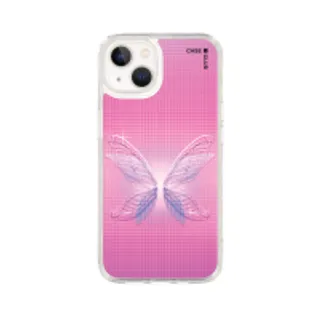 iPhone 13 Clear Case Halftone Butterfly (88528791047838852879187021)