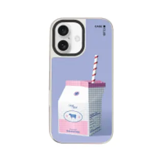 iPhone 16 Mirror Case MagSafe Halftone Milk (88528799927178852879172904)