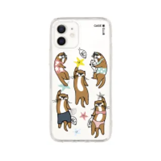 iPhone 12/12 Pro Clear Case Multi Otter (88528791034898852879966534)