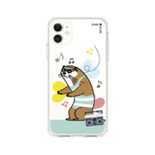 iPhone 11 Clear Case Dancing Otter (88528790006278852879966787)
