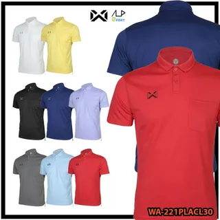 💥ลดโหดเหลือ156บาท💥 เสื้อโปโล warrix วอริกซ์ รุ่น PIQUE PLUS WA-221PLACL30 มีกระเป๋าหน้าอก แท้