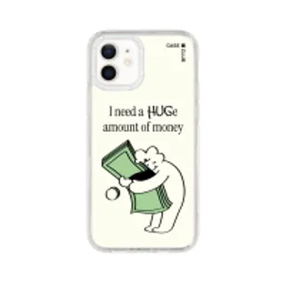 iPhone 12/12 Pro Clear Case I Need a Huge of Money Quotes (88528791034898852879208719)