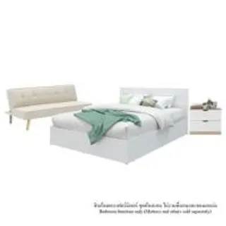 ชุดห้องนอน 5 ฟุต KONCEPT HAMAKO 59064090 สีขาว (1302236)
