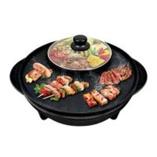 SMARTHOME เตาปิ้งย่างอเนกประสงค์พร้อมหม้อสุกี้ รุ่น SM-EG1302 (515312-451205010)