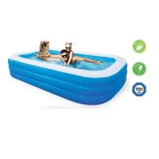 สระเหลี่ยม สีฟ้า 3 ชั้น 3 เมตร (75635146)