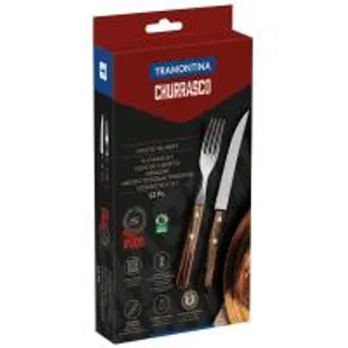 ทรามอนตินาชุดมีดและส้อม 12ชิ้น Tramontina Brand 12 Piece Flatware Set (7891112111653)