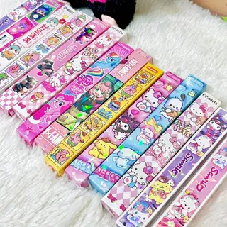 ปากกาจุ่มลาย แพ็ค 5แท่ง หมึกดำ ลายการ์ตูน น่ารักๆ มีหลากหลายลาย สุ่มลายน่ารัก พร้อมส่งจากไทย