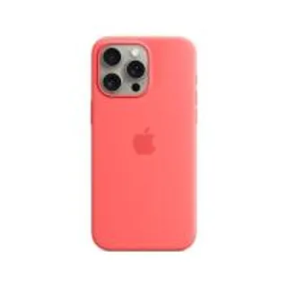 Apple iPhone 15 Pro Max Silicone Case with MagSafe - Guava (194253940128)
