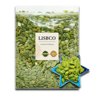 เมล็ดฟักทองแกะเปลือก อบ 1 กก. พร้อมทาน Baked Pumpkin Seeds 1kg Roasted ไม่ปรุงรส เม็ดฟักทอง ธัญพืชและถั่ว เกรด AA+ เม็ดสวย ไม่แตก อบใหม่ หอม มัน