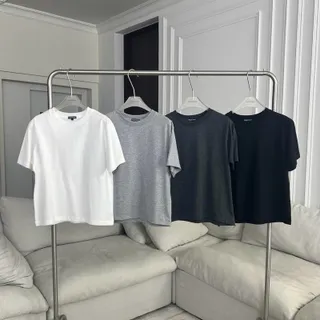 PTBZ001 Boxy crop tee เสื้อยืดคอกลมทรงบ๊อกซี่ PROMTHONG (งานไซส์)