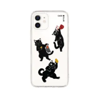 iPhone 12/12 Pro Clear Case Black Cat Life (88528791034898852879317602)