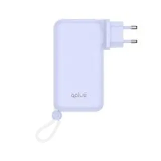 พาวเวอร์แบงค์ QPLUS 20,000 mAh Built-In Cable W2047 Purple (8856847279039)