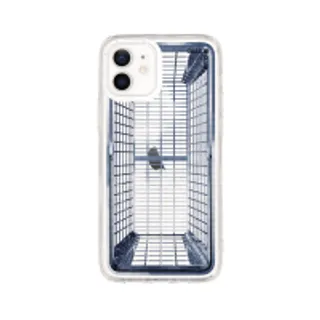 iPhone 12/12 Pro Clear Case Halftone Shopping Basket (88528791034898852879161694)