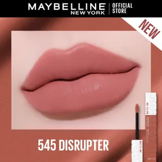 [ซื้อ 2 ลด 25%][เฉดนู้ดใหม่!] ลิปจูบไม่หลุด 16 ชม. ลิปจิ้มจุ่มเนื้อแมท เมย์เบลลีน ซุปเปอร์สเตย์ แมท อิ้งค์ MAYBELLINE SUPERSTAY MATTE INK Liquid Lipstick 5 ml (เครื่องสำอาง ลิปติดทน ลิปแมท ลิปกันน้ำ)