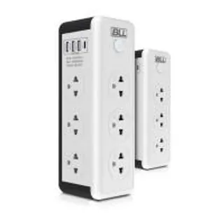 BLL ปลั๊กไฟทาวเวอร์ 6 ช่อง 1 สวิตซ์ 3 USB Type C สายยาว 3 เมตร รุ่น B33 (373703-682968010)