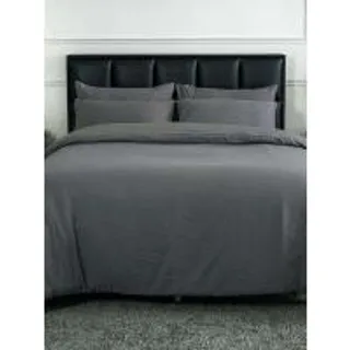 LUCKY MATTRESS ชุดผ้าปูที่นอน ป้องกันไรฝุ่น Micro Touch Earth Tone Stlye ขนาด 3.5 ฟุต สูง 14 นิ้ว ลาย MC 009 สีเทา (MKP1225659)