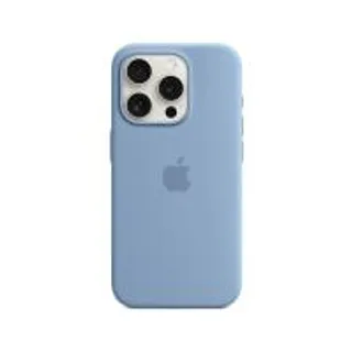 Apple iPhone 15 Pro Silicone Case with MagSafe - Winter Blue (194253939979)