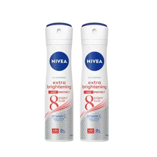 สเปรย์ระงับกลิ่นกาย Nivea Extra Brightening Max Protect 8 Superfood
