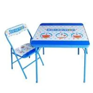 VINTAGE ชุดโต๊ะ+เก้าอี้ DORAEMON ขนาด 61x61x51 ซม. พับเก็บได้ (A015720)