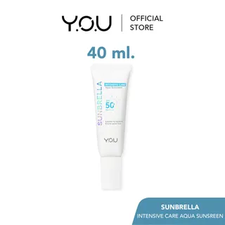 (SALE!) YOU Sunbrella Intensive Care Aqua Sunscreen SPF 50+ PA++++ ครีมกันแดด สูตรอ่อนโยน เหมาะกับผิวแพ้ง่าย ไม่เป็นคราบ *Clearance Sale! สินค้าอายุการใช้งานน้อยกว่า 3 เดือน