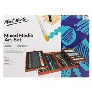 MONT MARTE ชุดสีกล่องไม้ 174 ชิ้น 50x37.5x15ซม. (1009868)