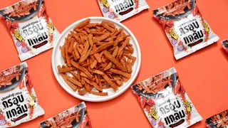 รีวิว “กรอบแกล้ม” ขนมกินเล่น กรอบอร่อย โปรตีนสูง ถูกใจคนรักฟองเต้าหู้