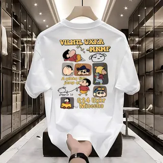 A0707BH เสือยืดคอลเลคชั่นsummerใหม่ ปี2026 เสื้อผ้าสไตล์ วินเทจ ลายสตรีท ใสไดัทั้งชายและหญิง เรียบง่าย วัยรุ่นเกาหลี