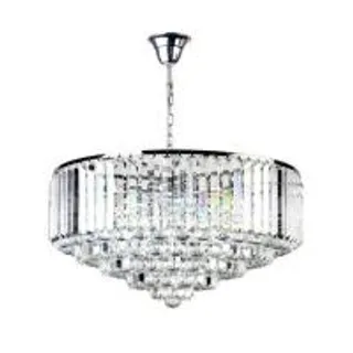 ไฟช่อ L&E 01-02749 สีใส/เงิน 12 หัว (1256863)