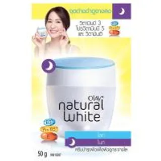 โอเลย์เนเชอรัลไวท์ไนท์ครีม 50กรัม Olay Natural White Night Cream 50g. (4902430374286)